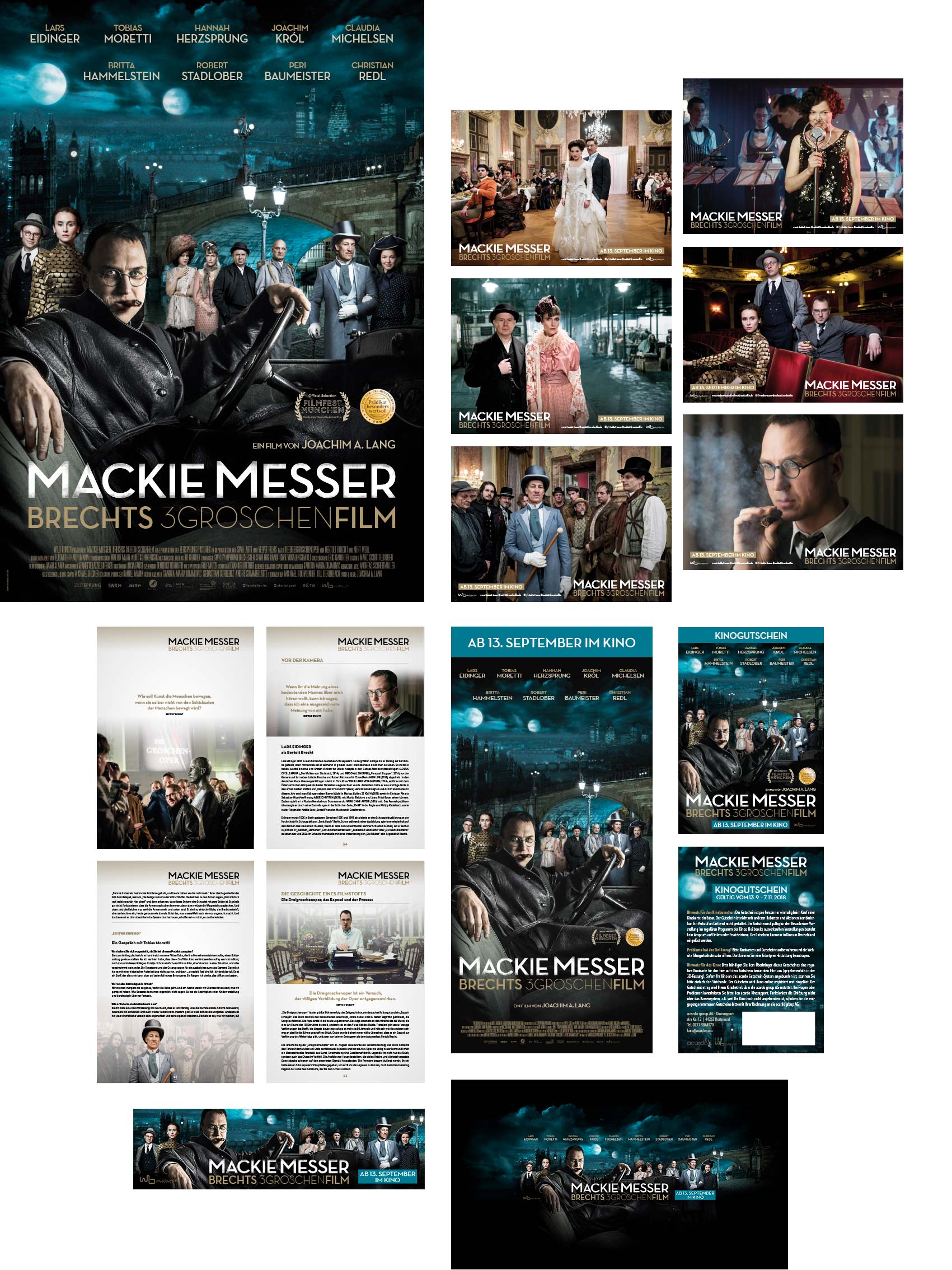 Mackie Messer, Brechts 3 Groschenfilm, Wild Bunch Germany, Filmwerbung, Kinowerbung